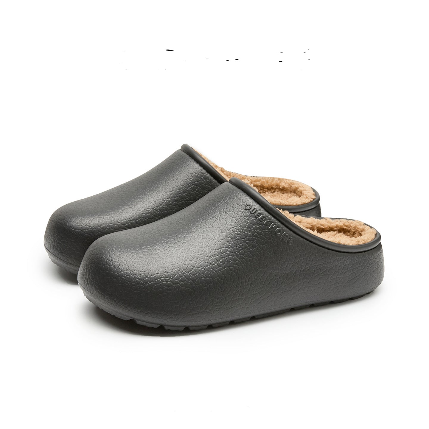 Fleece-Lined Waterproof Winter Slippers