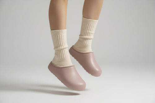 Fleece-Lined Waterproof Winter Slippers