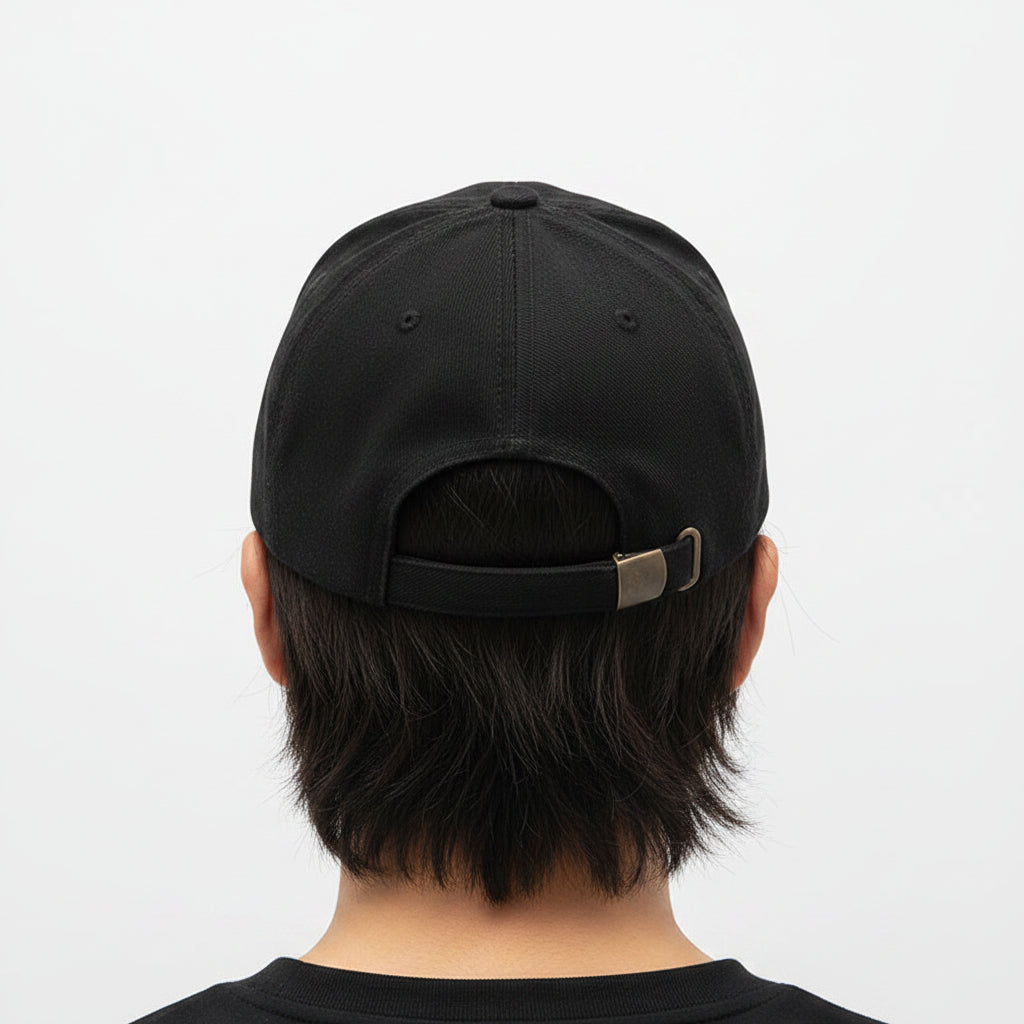 Letter Graffiti Baseball Cap Curved Brim Soft Top Cotton Blend Adjustable Snapback Hat